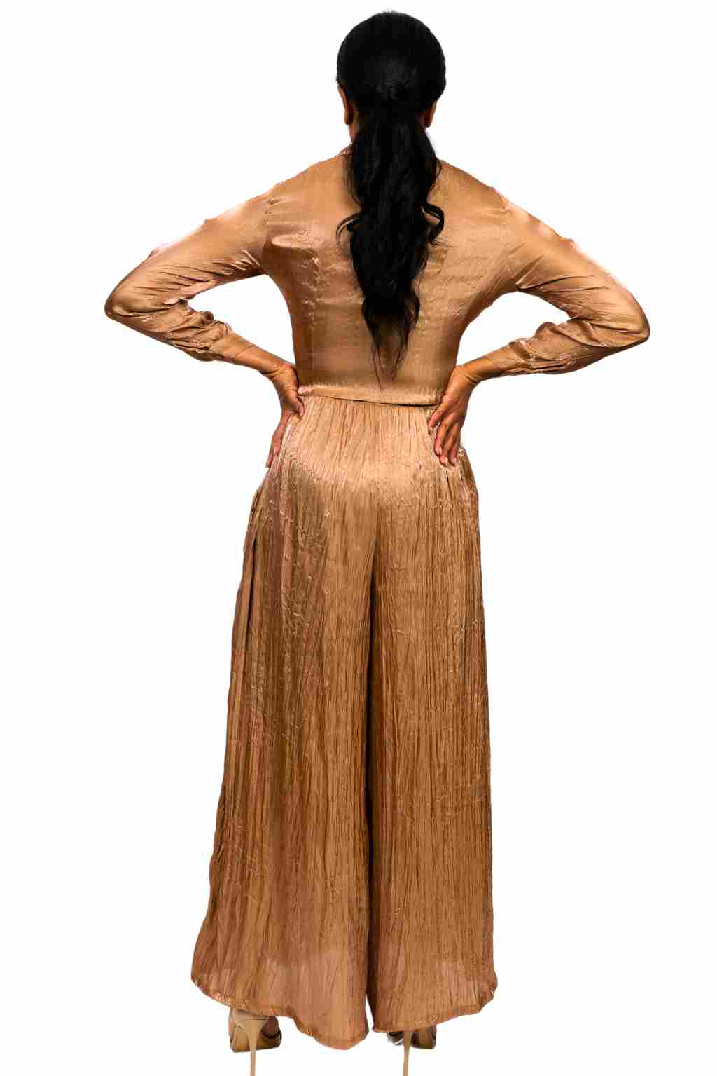 EMILIA — Shirt & Palazzo Trouser Set