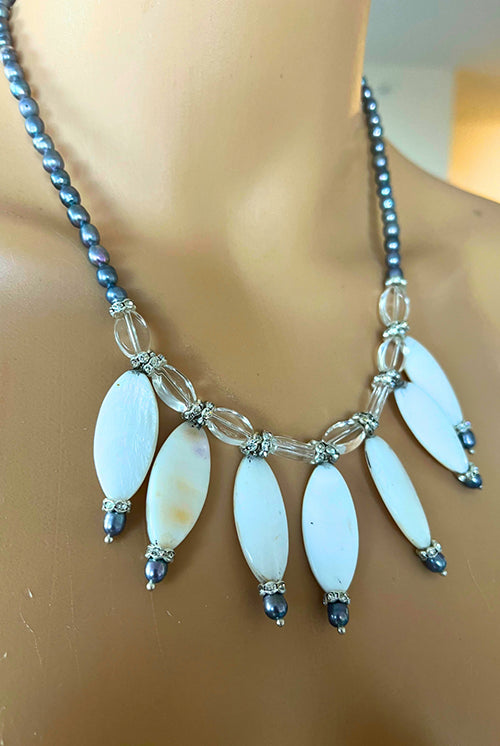 Gray River Pearls Necklace