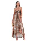 SOLARA — Printed Resort Evening Gown