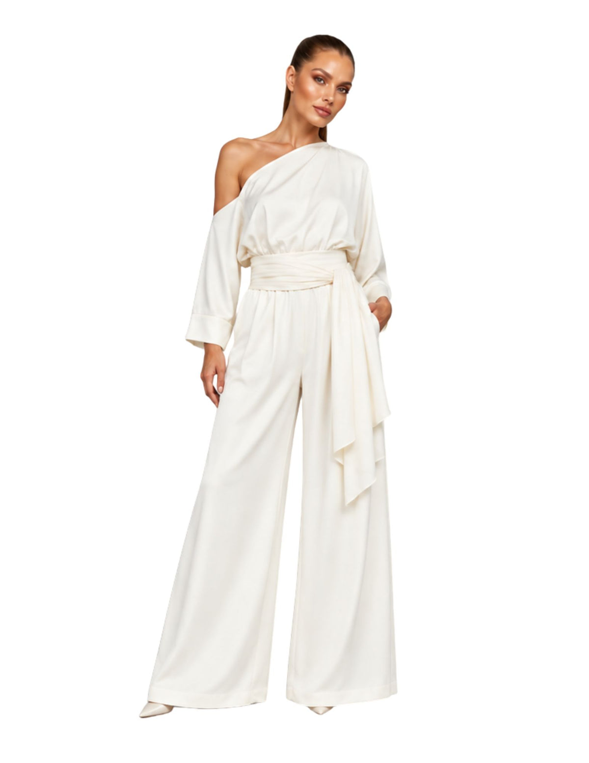 SOLEA — Blouse & Palazzo Trouser Set